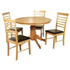 AM Hanover Large Round Dining Set